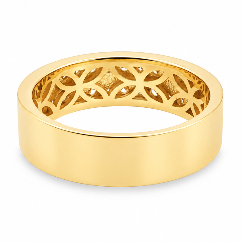 Two Row Wedding Band 18514