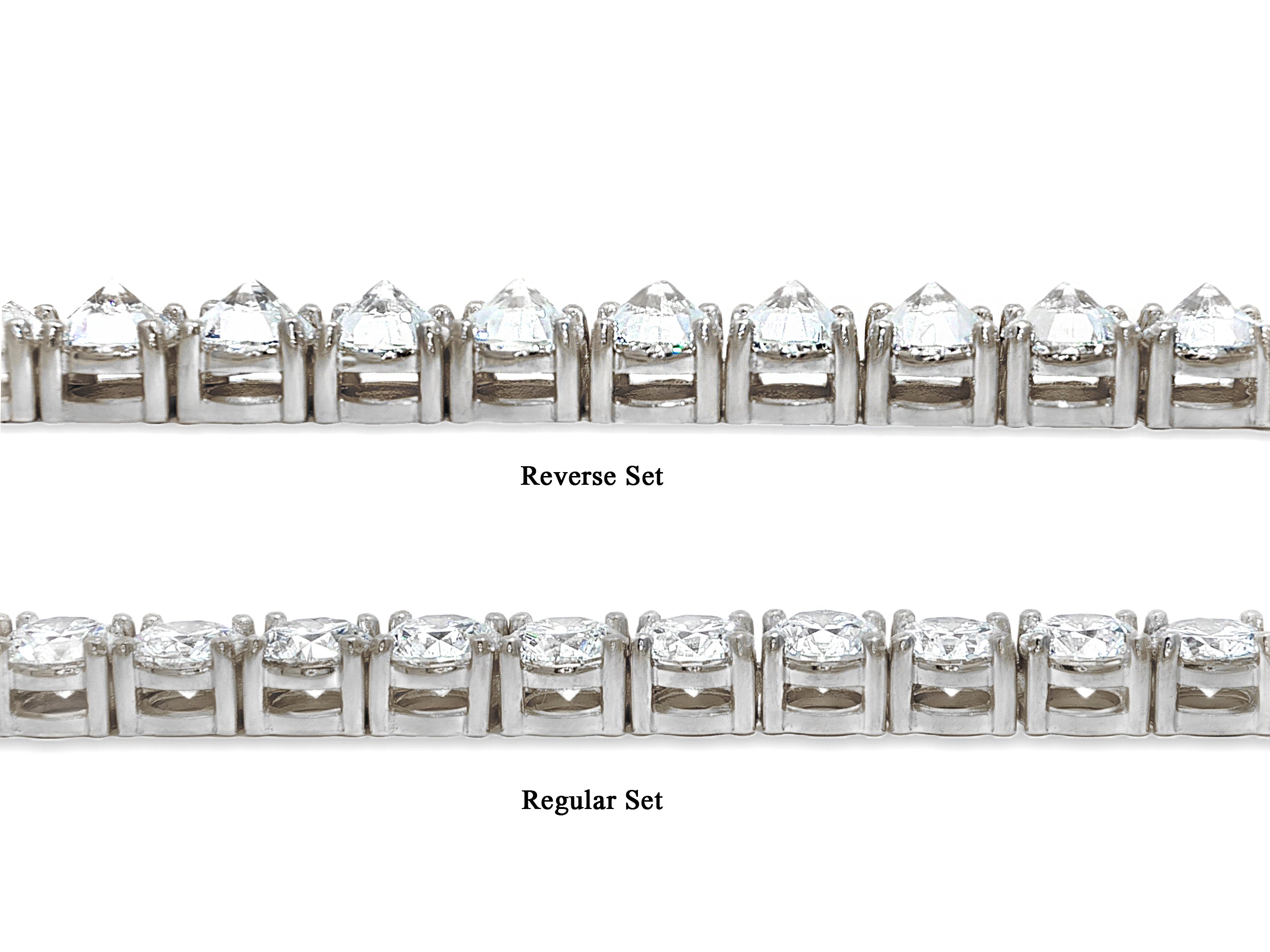 75 Pointer Diamond Tennis Chain 70918 | TraxNYC