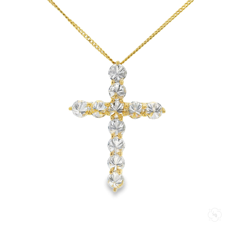 Upside Down Diamond Cross Set 70985