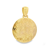 Circular Pendant With Jesus Head Set 71008