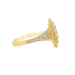 Marquise Cluster Diamond Engagement Ring 71017