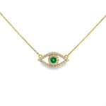 Gemstone Evil Eye Pendant 71016