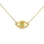Gemstone Evil Eye Pendant 71016