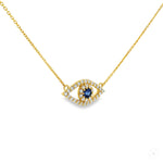 Gemstone Evil Eye Pendant 71016