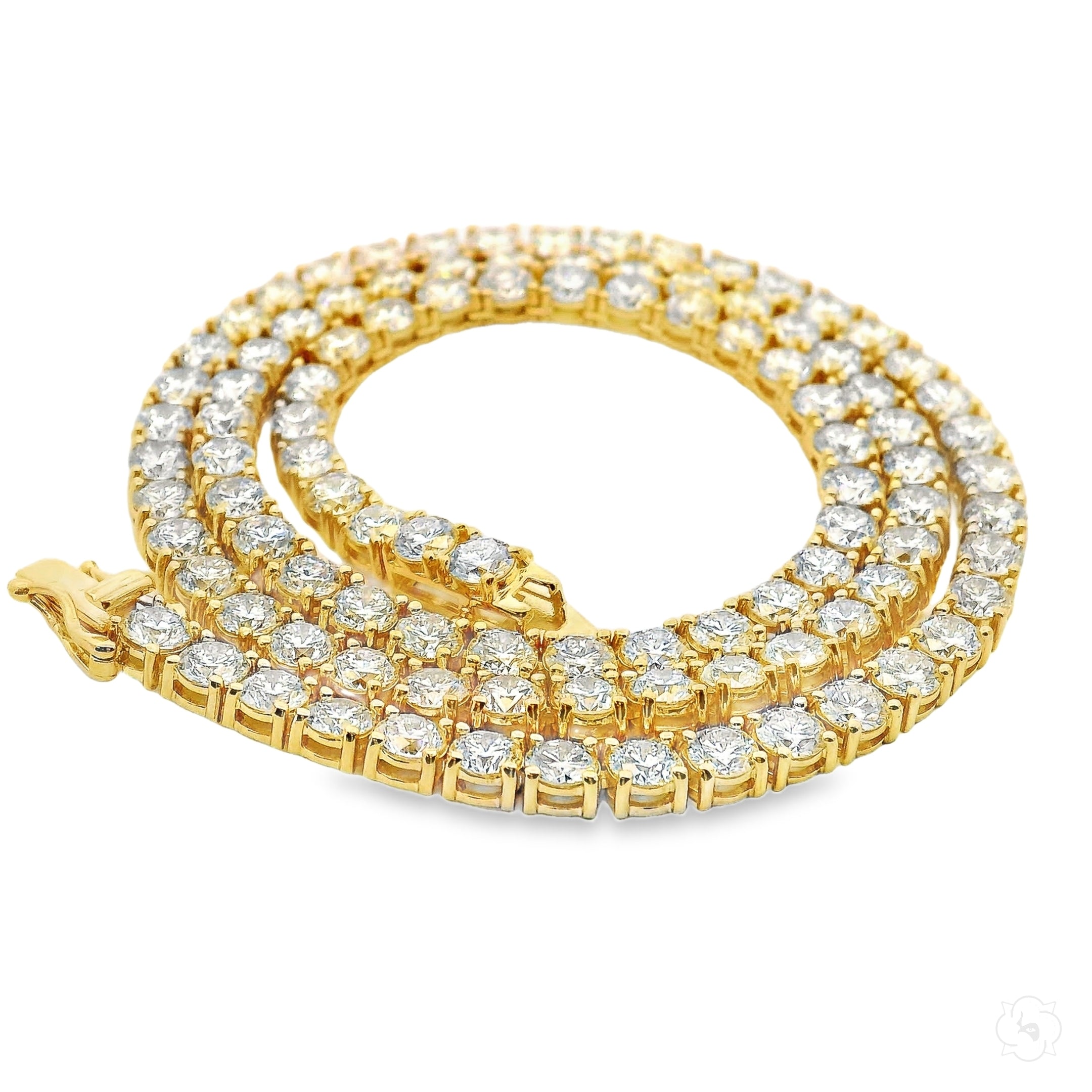 30 Pointer Diamond Tennis Chain 18 Inches (Lab) 71013 | TraxNYC