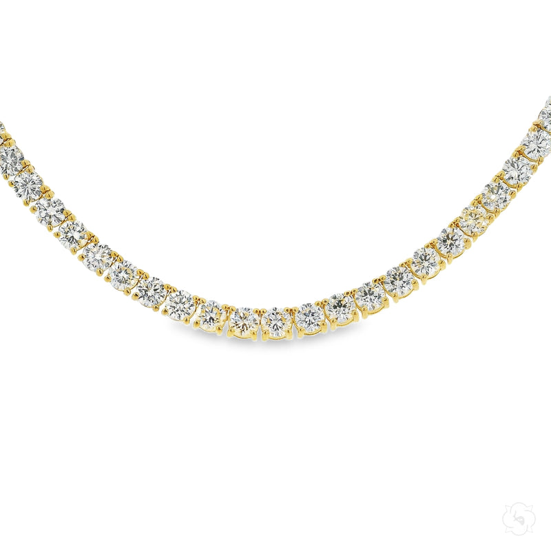 14K Gold tennis chain, 4.5 mm, photo 7 of 7