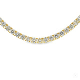 14K Gold 30 Pointer Lab Diamond Tennis Chain 71013