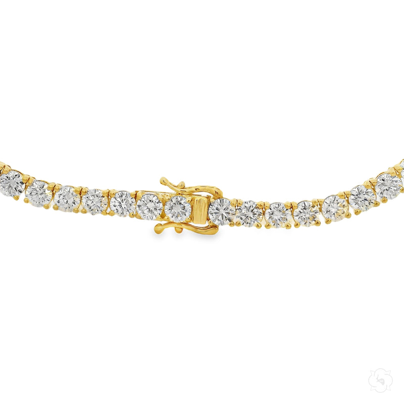 14K Gold tennis chain, 4.5 mm, photo 5 of 7