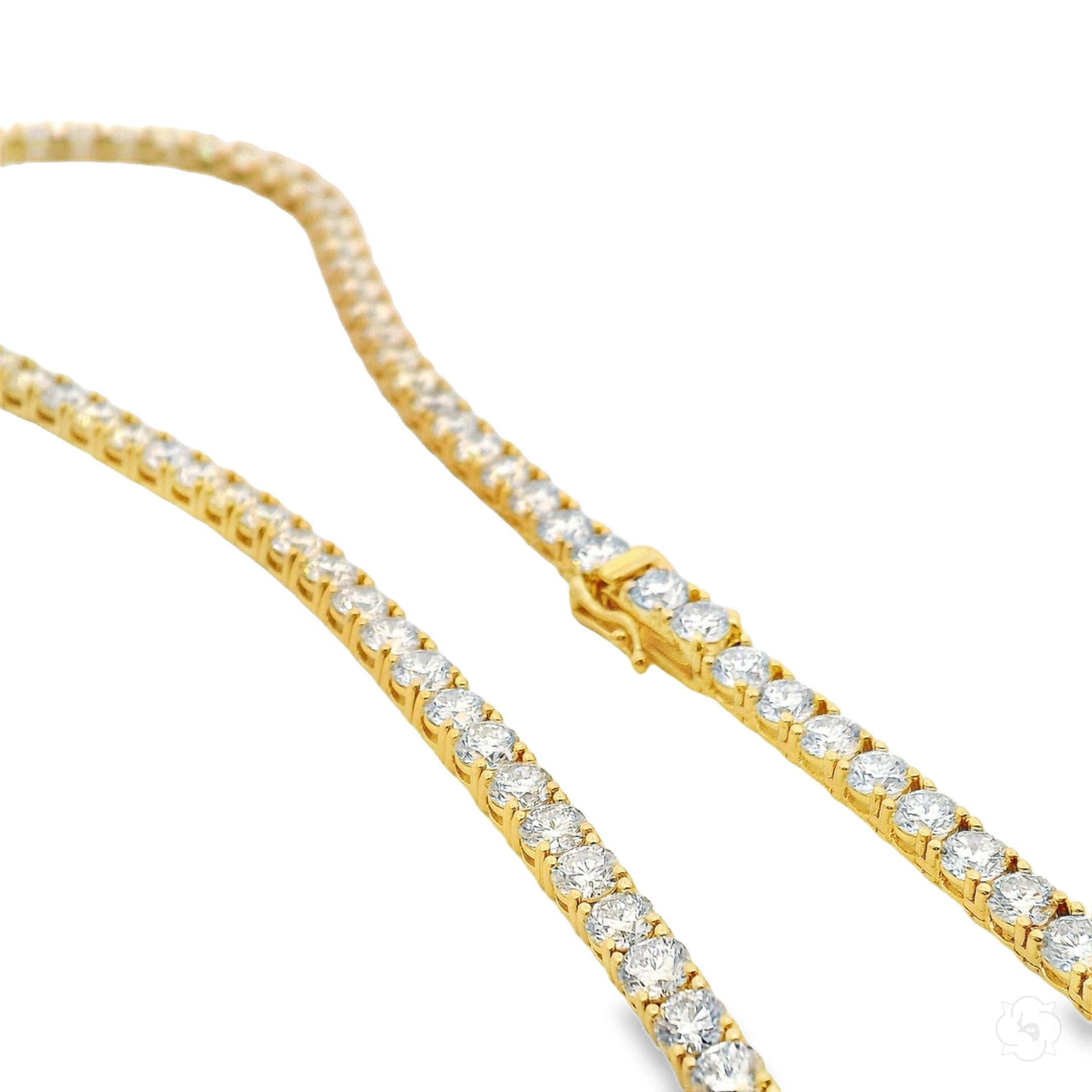 30 Pointer Diamond Tennis Chain 18 Inches (Lab) 71013 | TraxNYC