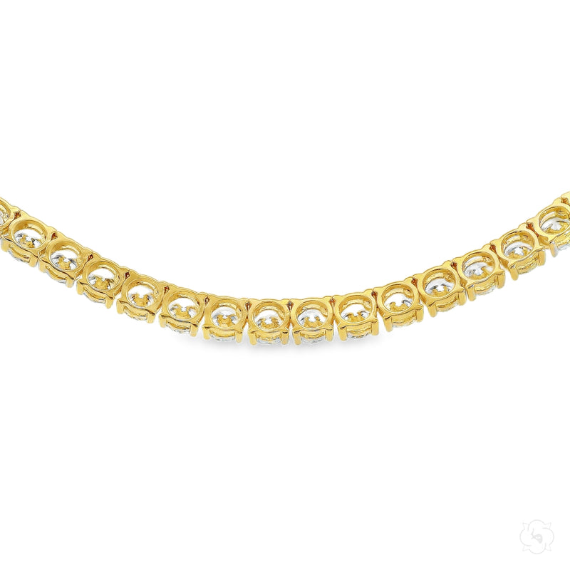 14K Gold tennis chain, 4.5 mm, photo 6 of 7