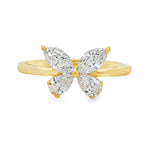 Butterfly Diamond Ring 70010