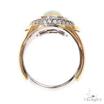 UnCut Gems TraxNYC Opal Diamond 2-Tone Gold Ring 67247 - Image 5