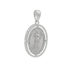 Prong Diamond Jesus Pendant 49506