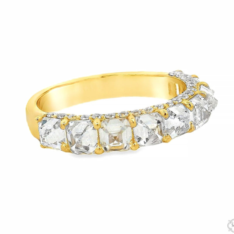 Upside Down Asscher Diamond Band 70825 - Image 2