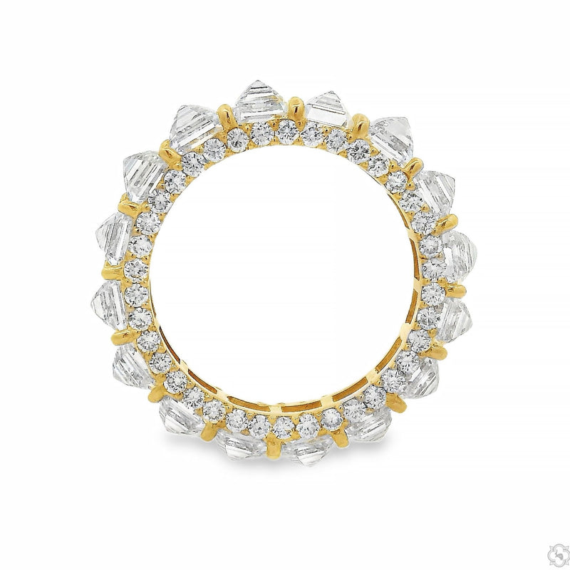 Upside Down Asscher Diamond Eternity Band 70826 - Image 4