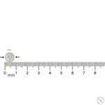 10PT Upside Down Diamond Flower Earrings 9 mm 70715 - Image 6