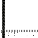 Upside Down Black Diamond Tennis Bracelet 71612