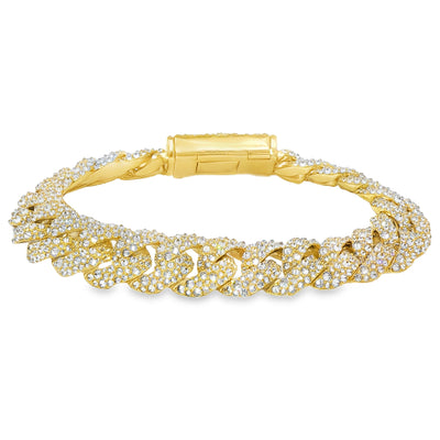 Upside Down Diamond Cuban Bracelet 71385