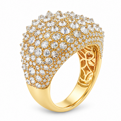 Upside Down Natural Diamond Ring 71811