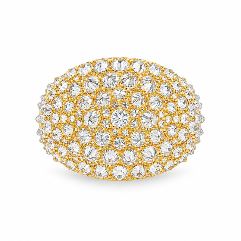 Upside Down Natural Diamond Ring 71811