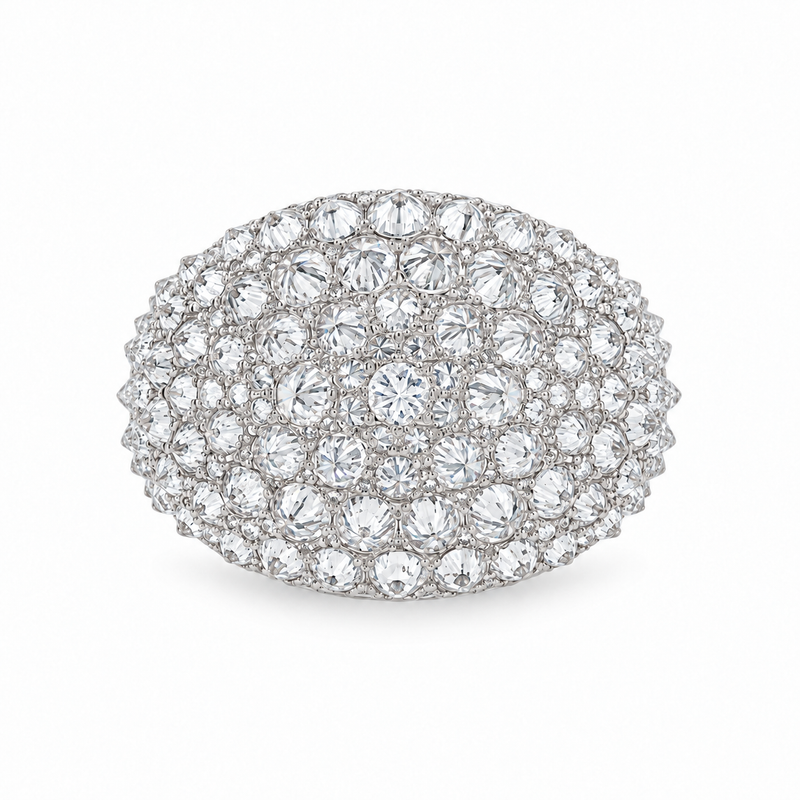Upside Down Natural Diamond Ring 71811