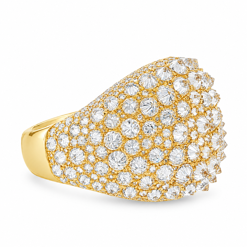 Upside Down Natural Diamond Ring 71811