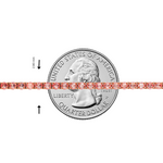 Upside Down Pink Diamond Tennis Bracelet 71613