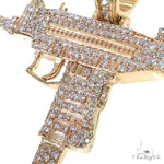 Uzi submachine Gun Diamond Pendant 68880 - Image 3