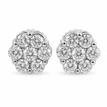 VS2 Round Cut Stud Earrings 19030