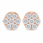 VS2 Round Cut Stud Earrings 19030
