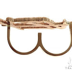 10K Gold 'VYZ' Double Finger Ring 66364 - Image 5