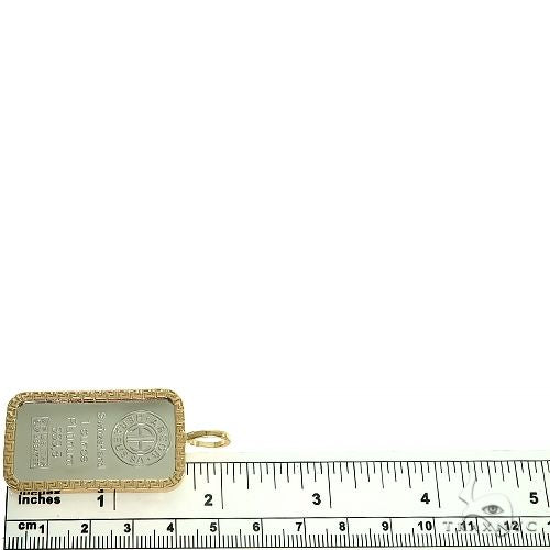 Greek Motif Dog Tag Pendant with 1 Ounce Platinum 999,5 Switzerland Bar 66411 - Image 6