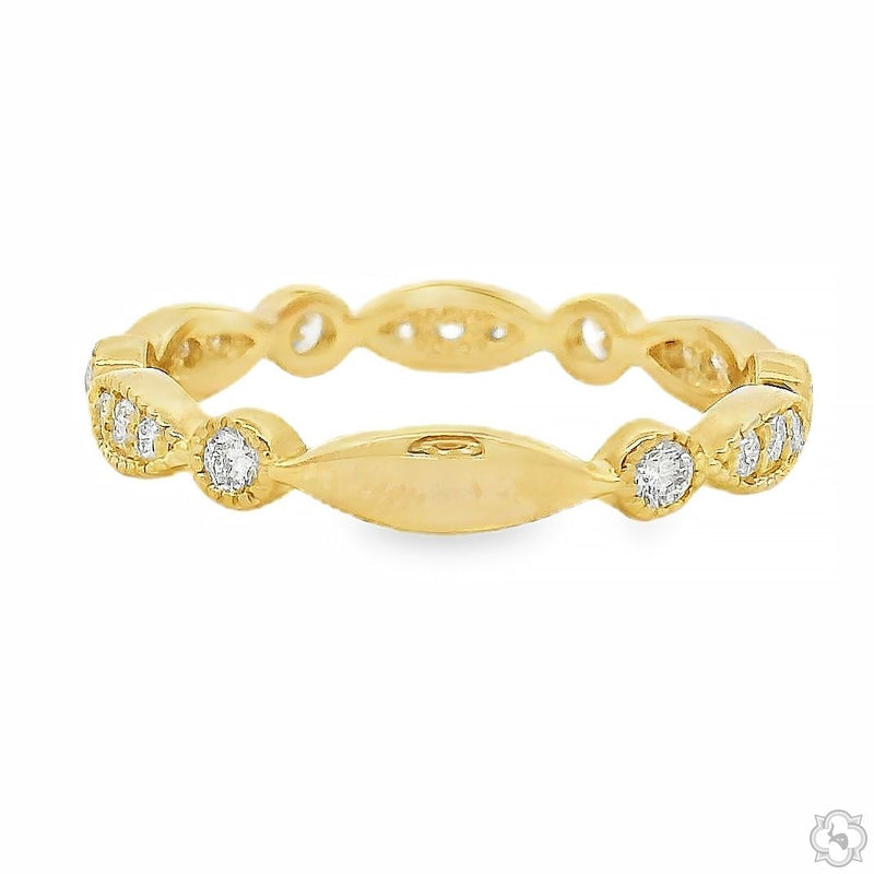 Vintage Inspired Diamond Band 70792 - Image 3