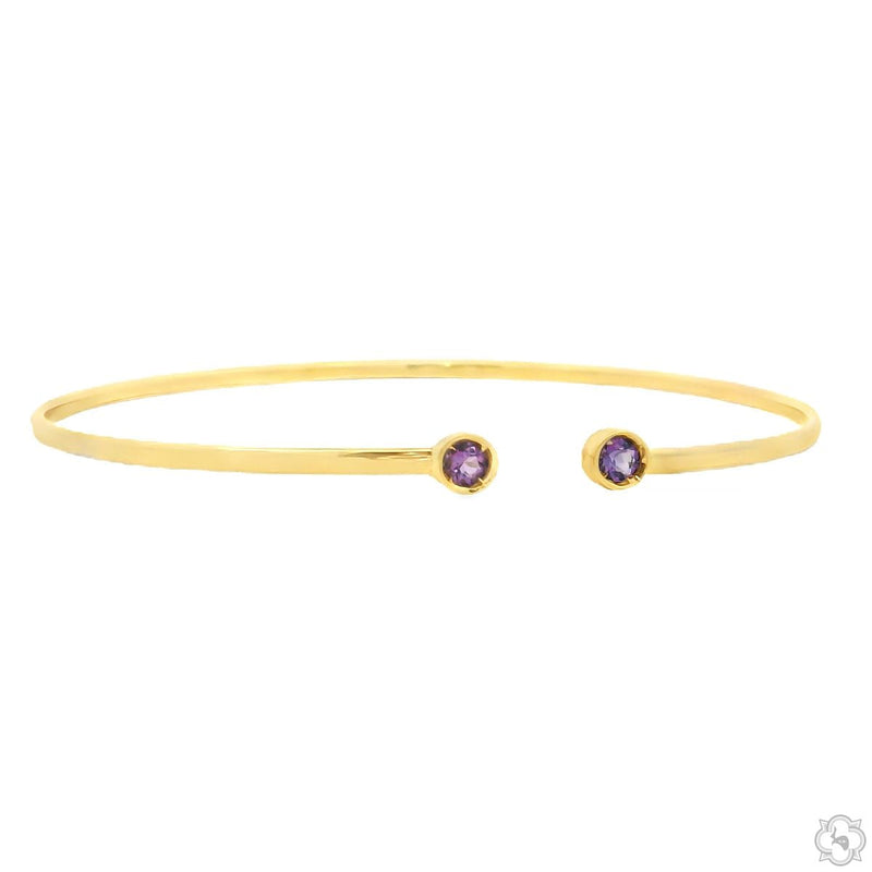 Violet Light Open Bangle 70606 - Image 2