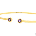Violet Light Open Bangle 70606 - Image 3
