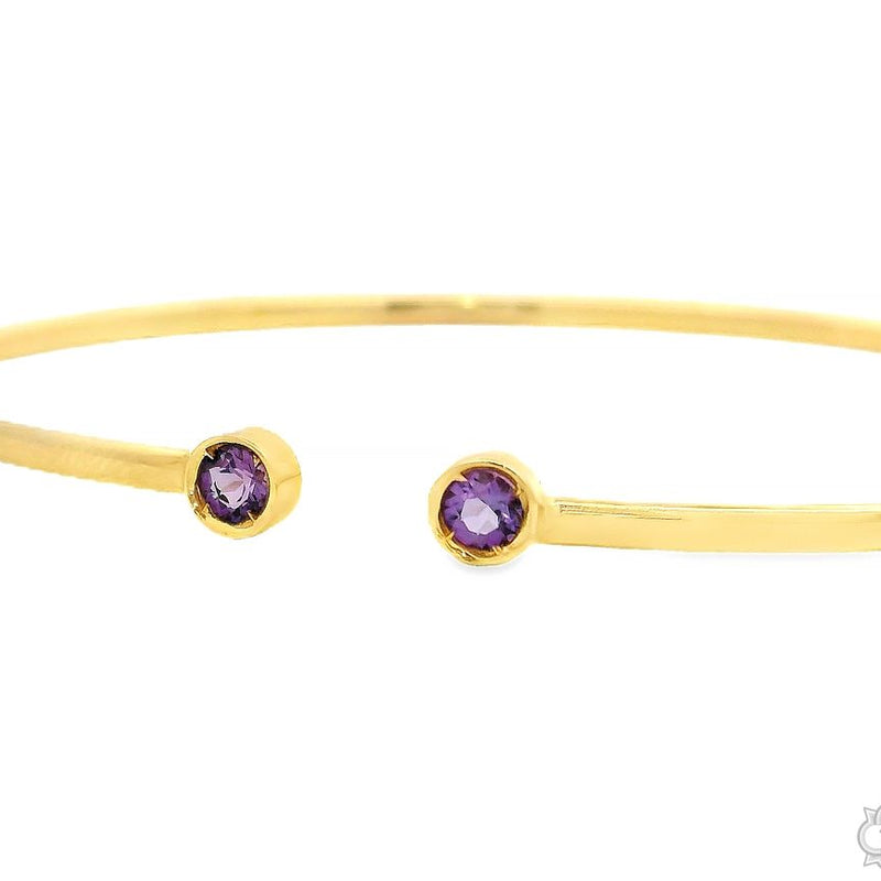 Violet Light Open Bangle 70606 - Image 3
