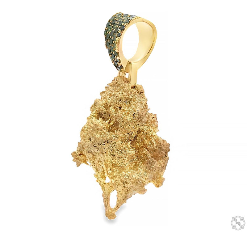 18K Gold Weed Bud pendant #2, photo 4 of 9