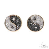 14K Gold Yin & Yang Earrings 12270