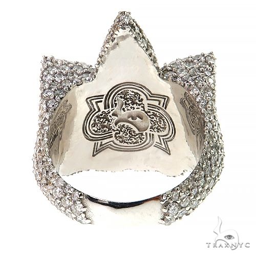 Weed Leaf Diamond Ring 68762 - Image 4