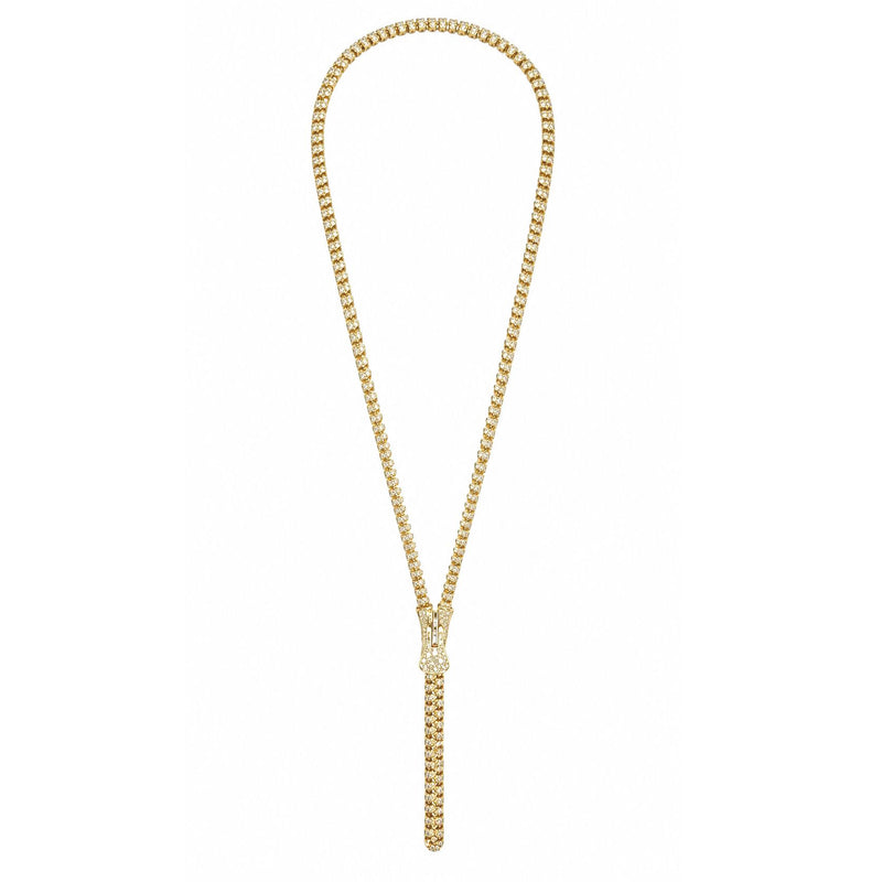 18K Fancy Zipper Necklace 71314