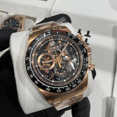 Rolex Cosmograph Daytona 40mm | 18K Everose Gold | Skeleton Dial | 116515LN | 71346