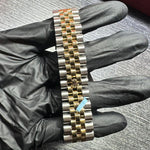 Rolex DateJust 36mm | Two Tone Yellow Gold | Pyramid Roman Dial | 116233