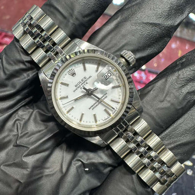 Rolex DateJust 26mm | Stainless Steel | White Dial | 69174