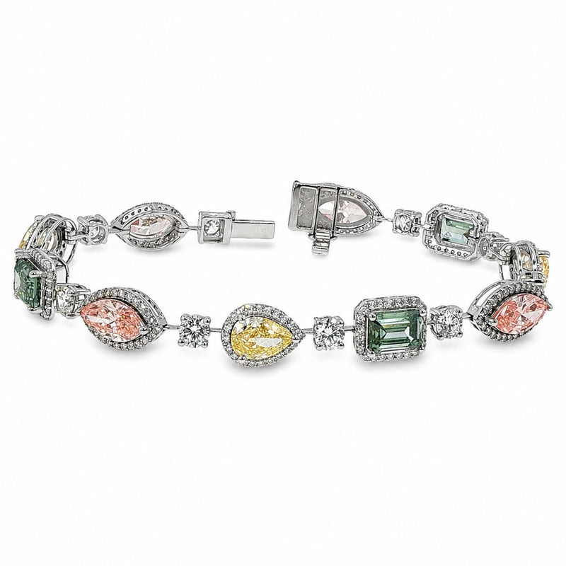 Harmony Shape Diamond Bracelet 71439