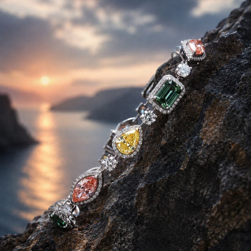 Harmony Shape Diamond Bracelet 71439