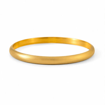 21K Gold Matte Bangle 71465
