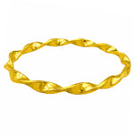 21K Gold Twisted Bangle 71464