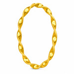 21K Gold Twisted Bangle 71464
