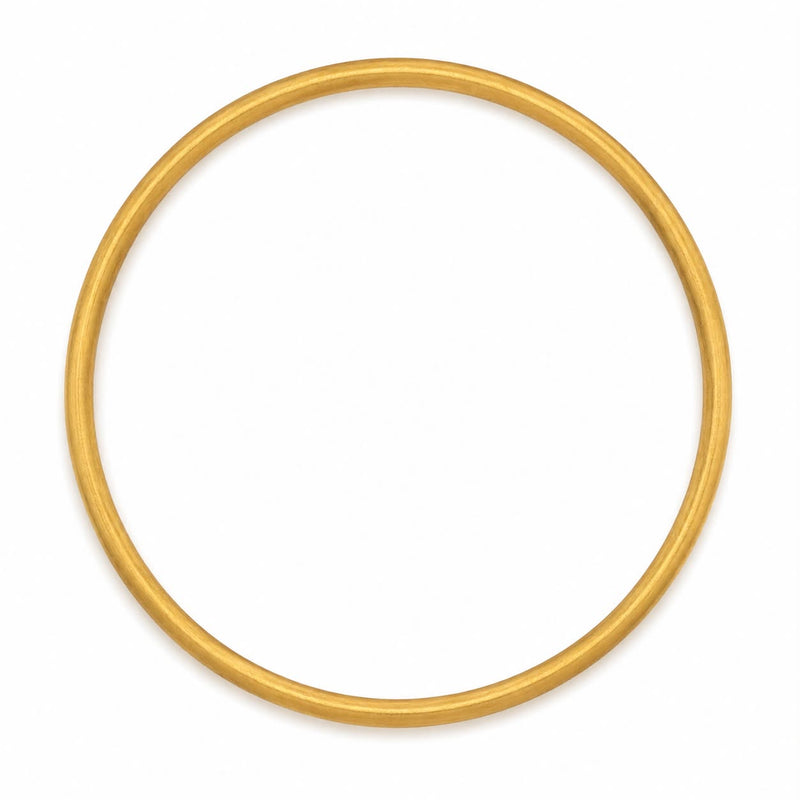 21K Gold Matte Bangle 71465