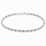 .925 Silver Rope Bracelet 3mm 71462